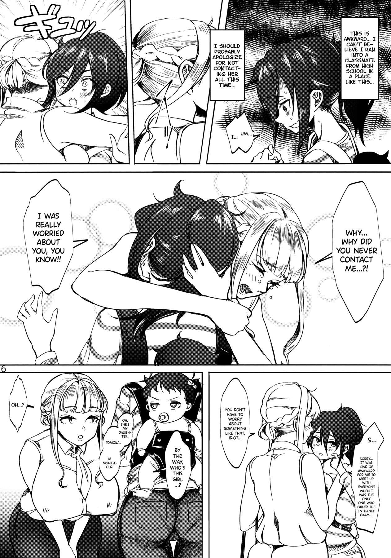 Hentai Manga Comic-The Housewife Who Fell To Tomoko's Futa Dick-Read-5